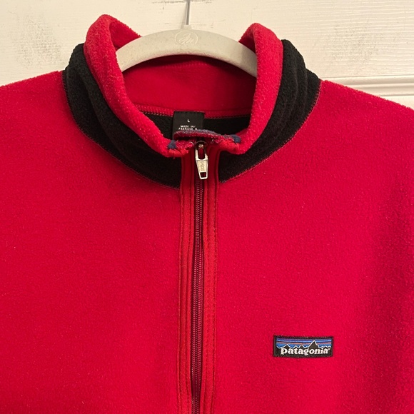 Vintage Patagonia Red Fleece Vest - Picture 2 of 14